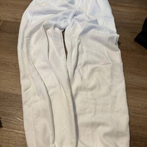 White Jogger Pants Hollister